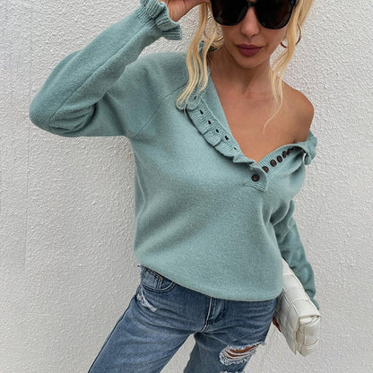 Cozy Days Ruffle Sweater