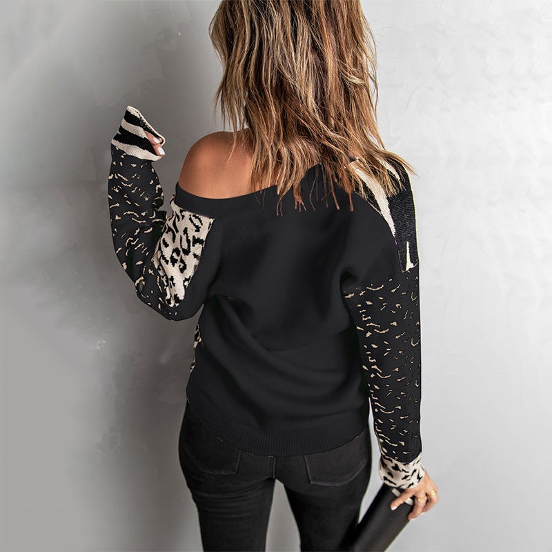 Leopard V-neck Cardigan