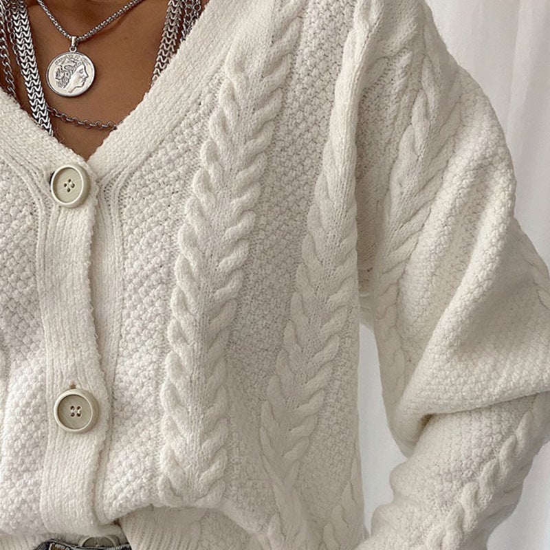 Got Cozy V-neck Sweater Cardigan