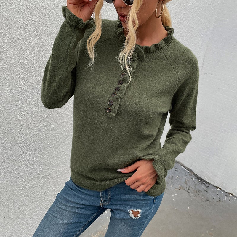 Cozy Days Ruffle Sweater