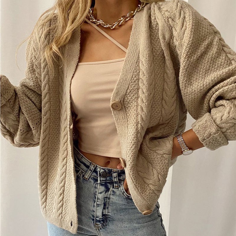 Got Cozy V-neck Sweater Cardigan