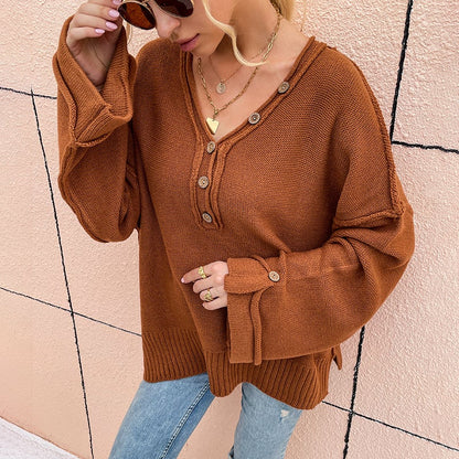 Button Side Sweater