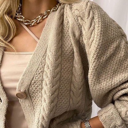 Got Cozy V-neck Sweater Cardigan