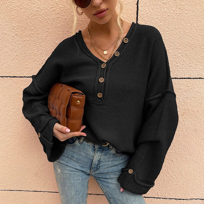 Button Side Sweater