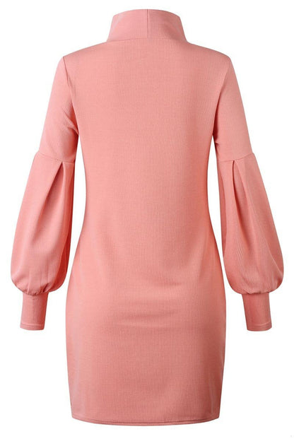 Xieyinshe Xieyinshe O Neck Autumn Sexy Dress(3 Colors)