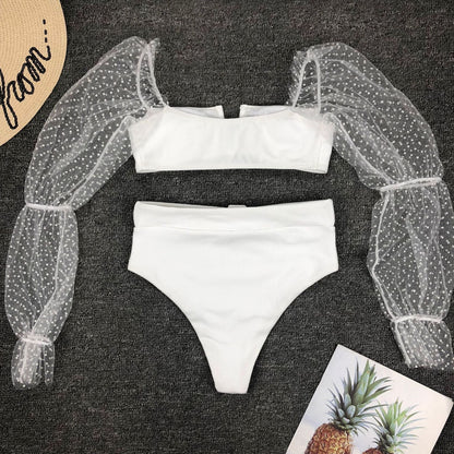 Xieyinshe Breezy Beauty White Bikini Set