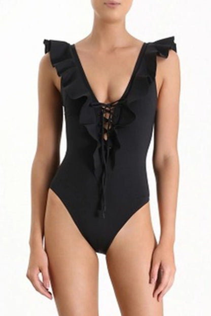 Xieyinshe Sexy Backless One-piece Swimsuit