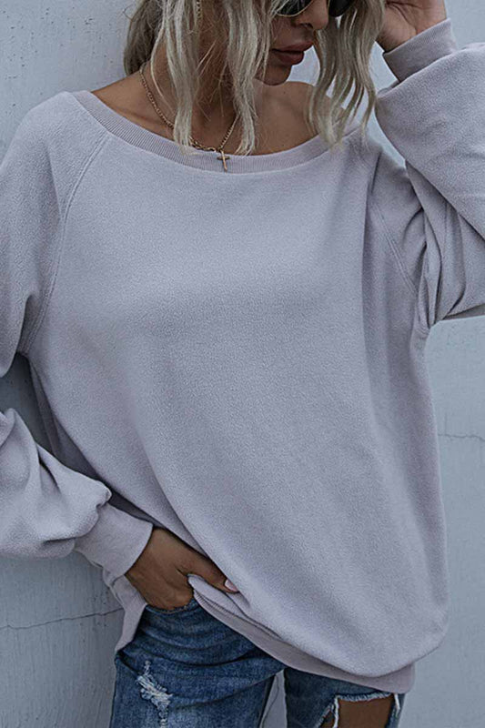 Xieyinshe Xieyinshe Loose Padded Round Neck Top