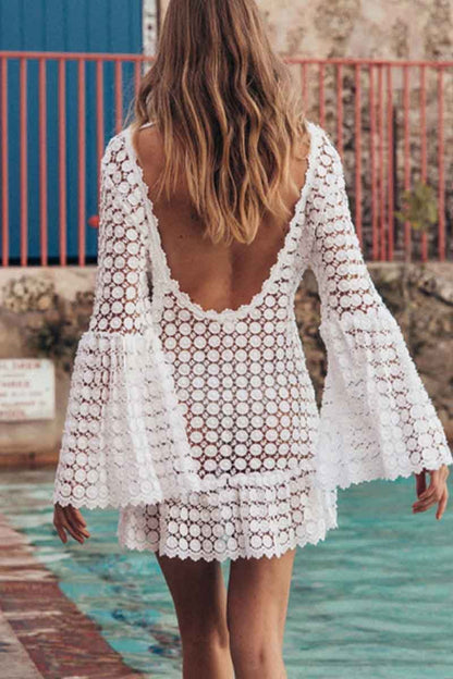 Xieyinshe Sexy Lace Beach Cover-up