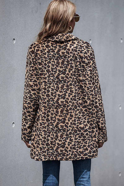 Xieyinshe Xieyinshe Sexy Leopard Long Coat