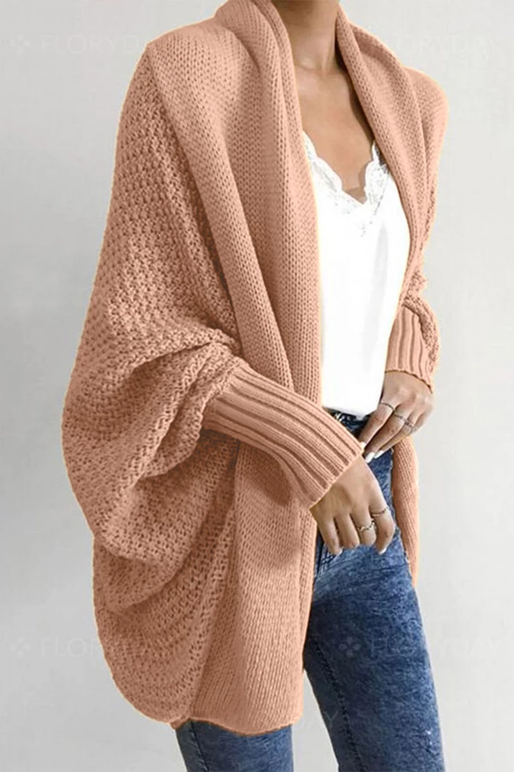 Xieyinshe Xieyinshe Batwing Sleeve Sweater Cardigan (4 Colors)