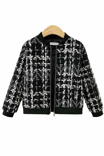 Xieyinshe Xieyinshe Padded Loose Plaid Jacket