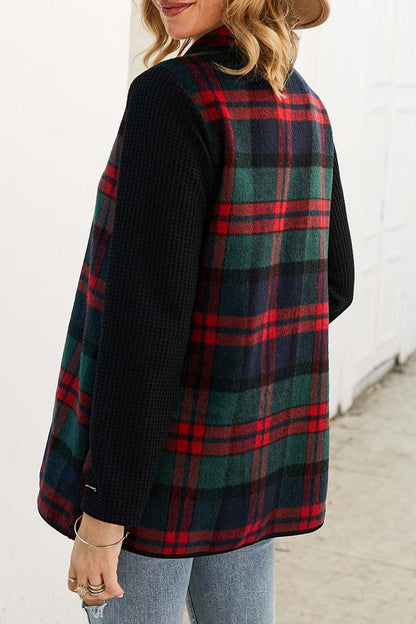 Xieyinshe Xieyinshe OL Winter Street Style Plaid Coat