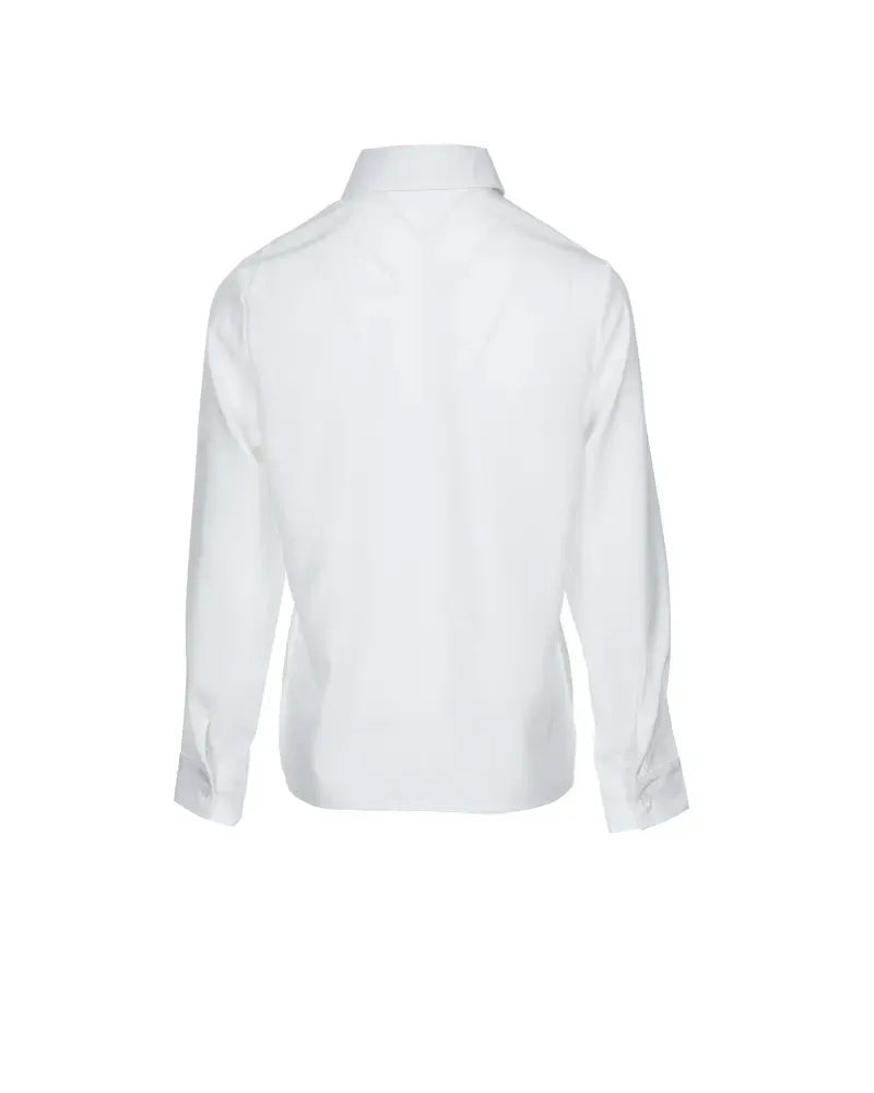 Xieyinshe - Long sleeve button down shirt with letter patch