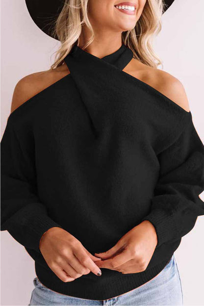 Xieyinshe Xieyinshe Hollow-out Loose Sweater(3 Colors)