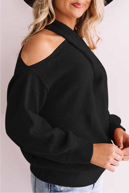 Xieyinshe Xieyinshe Hollow-out Loose Sweater(3 Colors)